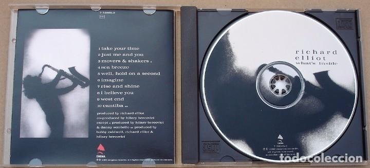 CDs de m&uacute;sica: RICHARD ELLIOT - WHATS INSIDE (CD) 1990 - Foto 2