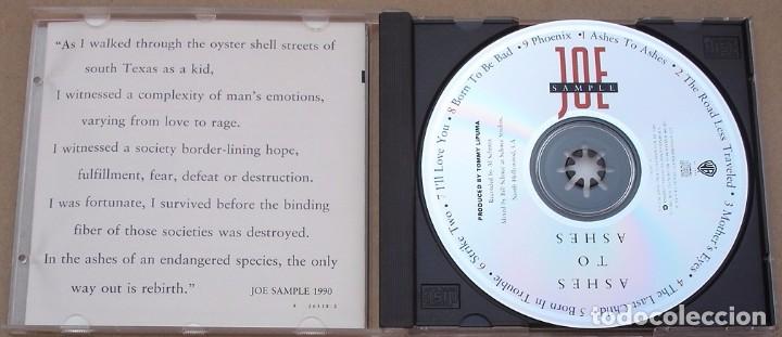 CDs de m&uacute;sica: JOE SAMPLE - ASHES TO ASHES (CD) 1990 - Foto 2
