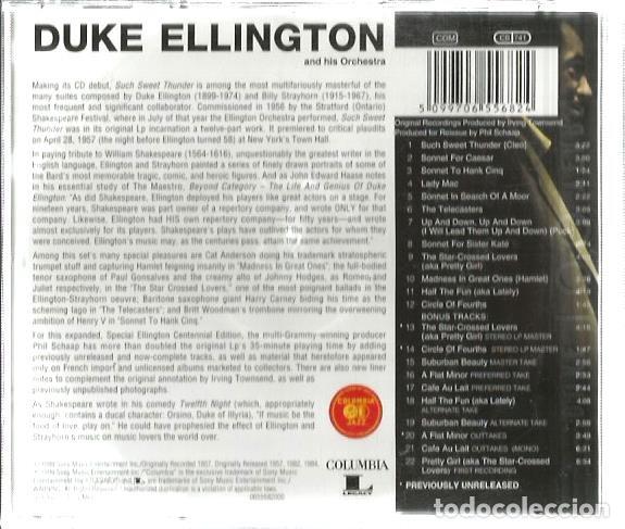 CDs de m&uacute;sica: CD DUKE ELLINGTON : SUCH SWEET THUNDER - Foto 2