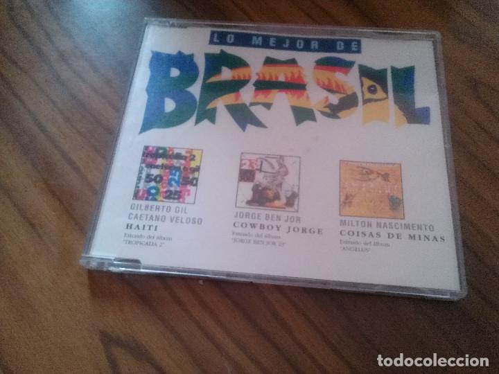 Musik-CDs: LO MEJOR DE BRASIL. CD PROMO EN CAJA ESTRECHA. CON 3 TEMAS. BUEN ESTADO