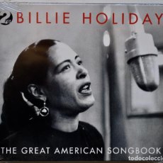 CDs de Música: BILLIE HOLIDAY – THE GREAT AMERICAN SONGBOOK - JAZZ - RECOPILATORIO DE 2 CDS NUEVOS RETRACTILADOS