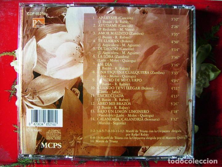 CDs de m&uacute;sica: MARIFE DE TRIANA...14 EXITOS - Foto 2