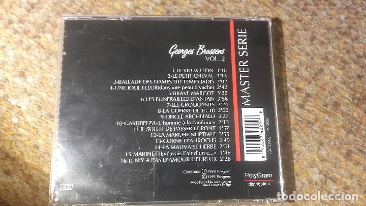 CDs de m&uacute;sica: Georges Brassens , Vol. 2 , Master Serie , CD - Foto 2