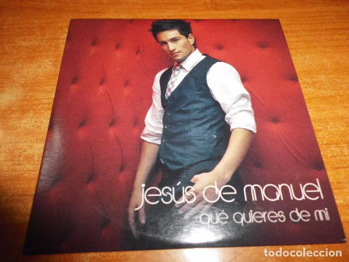 CD de M&uacute;sica: JESUS DE MANUEL Que quieres de mi CD SINGLE PROMO 2009 CARTON OPERACION TRIUNFO 1 TEMA