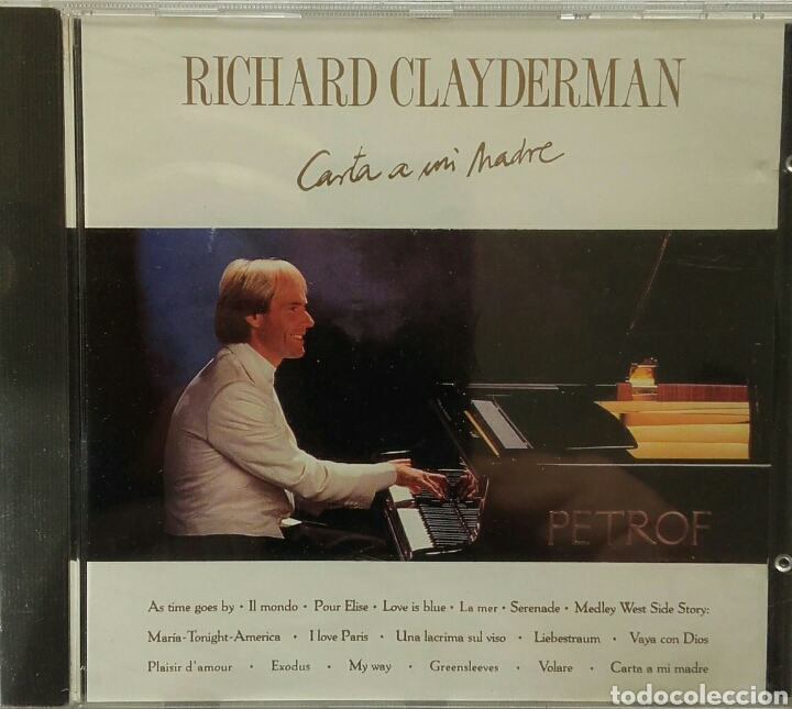 CDs de m&uacute;sica: RICHARD CLAYDERMAN CANTA A MI MADRE - Foto 1