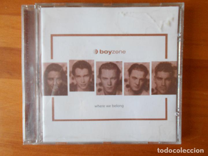 CDs de m&uacute;sica: CD BOYZONE - WHERE WE BELONG (N8) - Foto 1