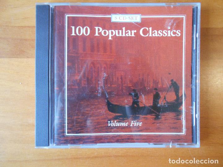 CDs de m&uacute;sica: CD 100 POPULAR CLASSICS - VOLUME FIVE (O8) - Foto 1