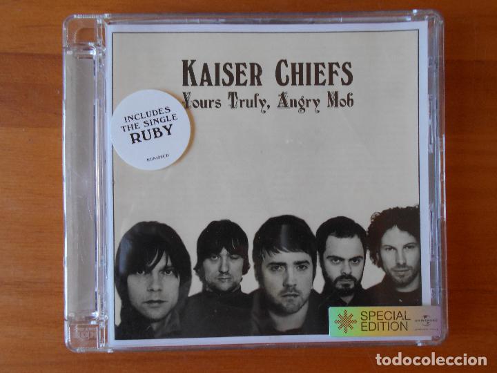 CDs de m&uacute;sica: CD KAISER CHIEFS - YOURS TRULY, ANGRY MOB (R8) - Foto 1