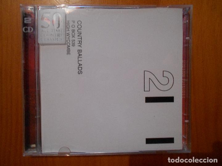 CDs de m&uacute;sica: CD COUNTRY BALLADS (2 CD) (T8) - Foto 1