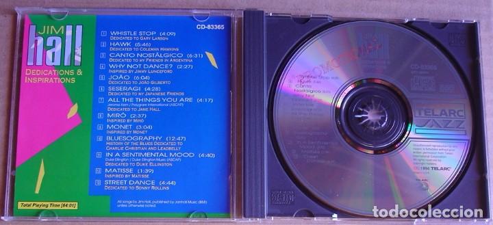 CDs de m&uacute;sica: JIM HALL - DEDICATIONS & NSPIRATIONS (CD) 1994 USA - Foto 2