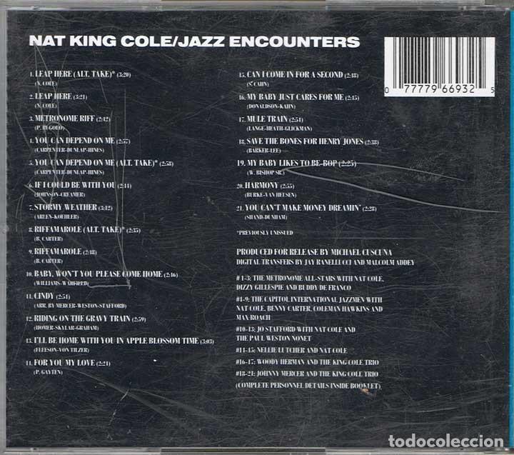 CDs de m&uacute;sica: Nat King Cole - Jazz Encounters - Foto 2