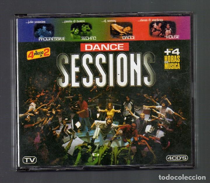 CDs de M&uacute;sica: DANCE SESSIONS - 4 CD'S - Max music, 1997 (Dj George D. & Dan Racoon / Dj Sammy / D.J. Pira&ntilde;a /...)