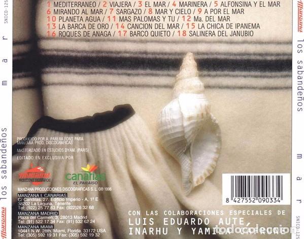 CDs de m&uacute;sica: Los Sabande&ntilde;os - Mar - Foto 2