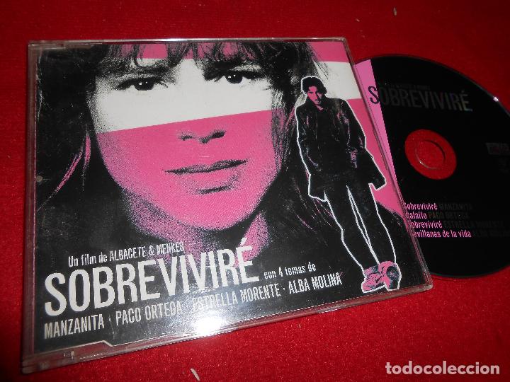 CDs de m&uacute;sica: SOBREVIVIRE CALAITO/SOBREVIVIRE/SEVILLANAS DE LA VIDA/SOBREVIVIRE BSO OST CD EP 1999 ALIA