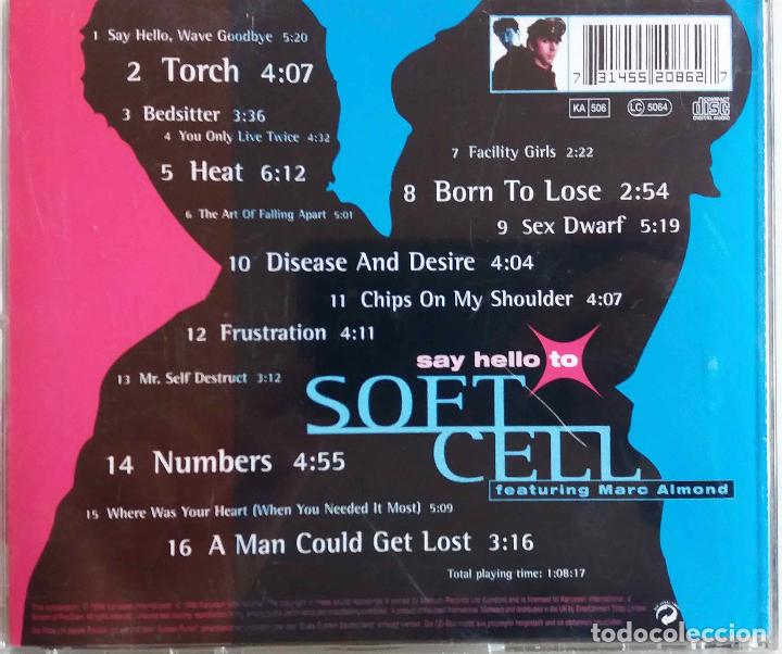 CDs de m&uacute;sica: SOFT CELL, SAY HELLO TO. CD - Foto 2