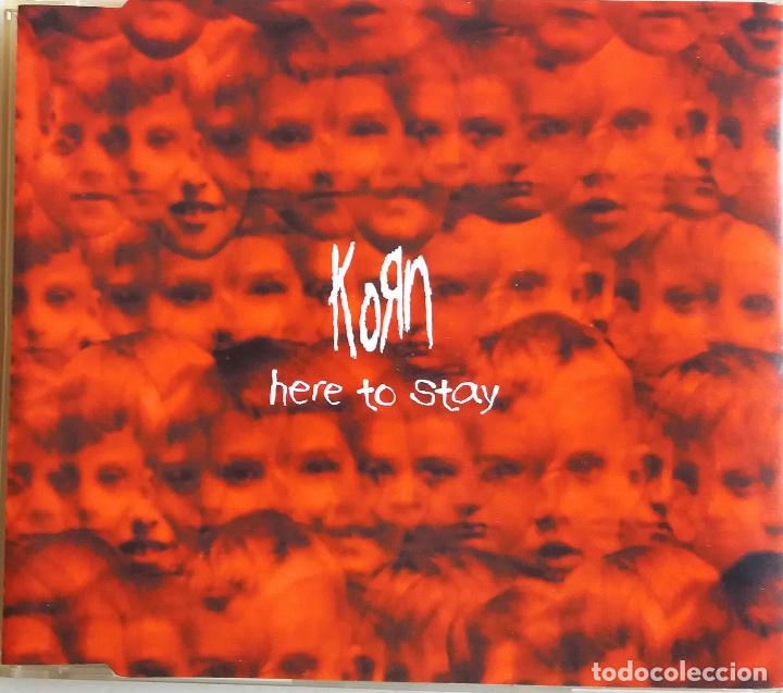 CDs de m&uacute;sica: KORN, HERE TO STAY. CD SINGLE 1 TEMA - Foto 1