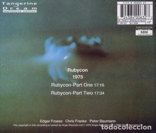 CDs de m&uacute;sica: Tangerine Dream - Rubycon - Foto 2