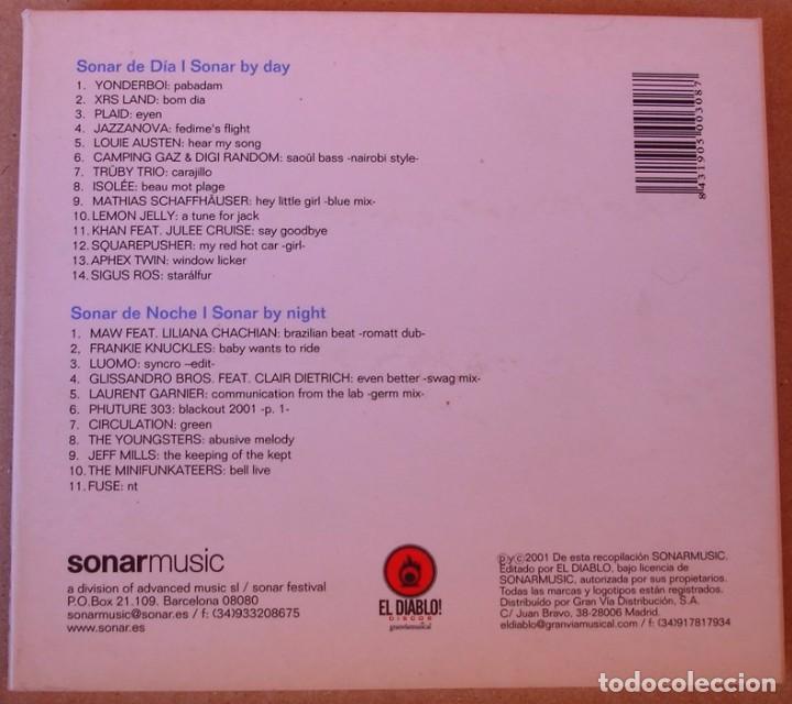 CDs de m&uacute;sica: SONAR 2001 - RECOPILATORO (2CD) - Foto 3