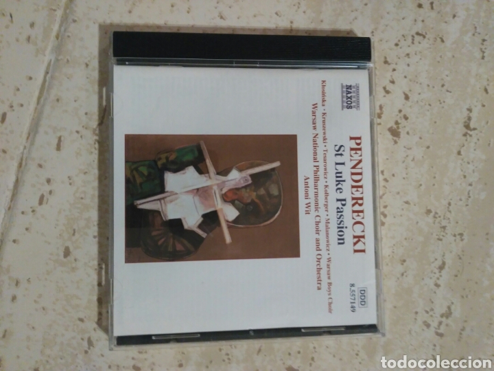 CDs de m&uacute;sica: Penderecki St. Luke Passion NAXOS - Foto 1
