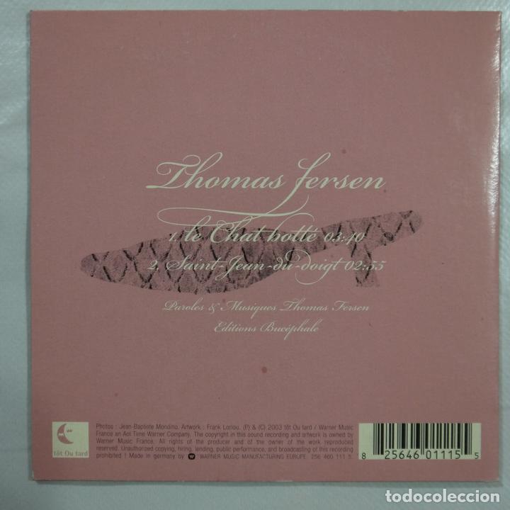 CDs de m&uacute;sica: THOMAS FERSEN - LE CHAT BOTTE - CD SINGLE 2003 - Foto 2