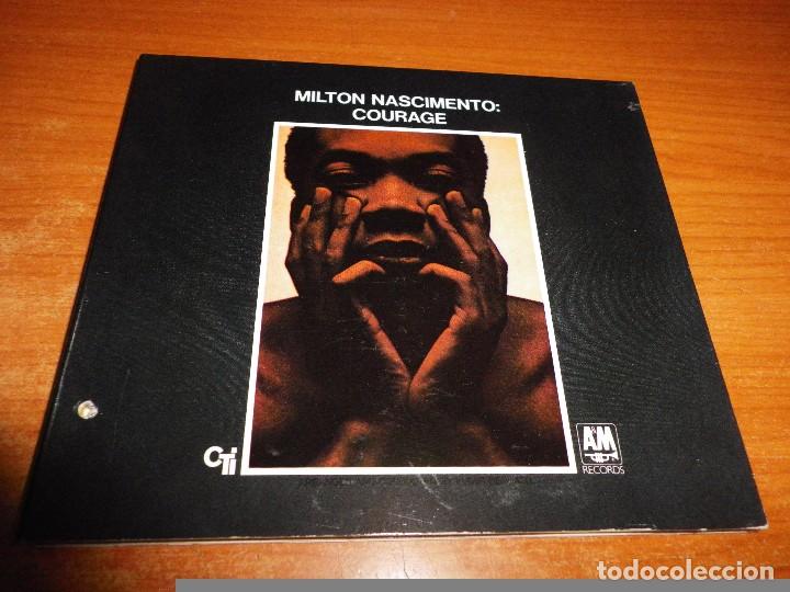 CDs de M&uacute;sica: MILTON NASCIMENTO Courage CD ALBUM DIGIPACK 1988 USA CONTIENE 10 TEMAS MUY RARO