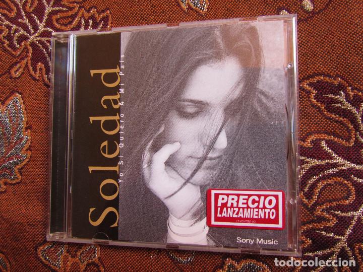 CDs de M&uacute;sica: SOLEDAD- CD TITULO YO SI QUIERO A MI PAIS- 12 TEMAS- ORIGINAL DEL 99- DE ARGENTINA- NUEVO ABIERTO