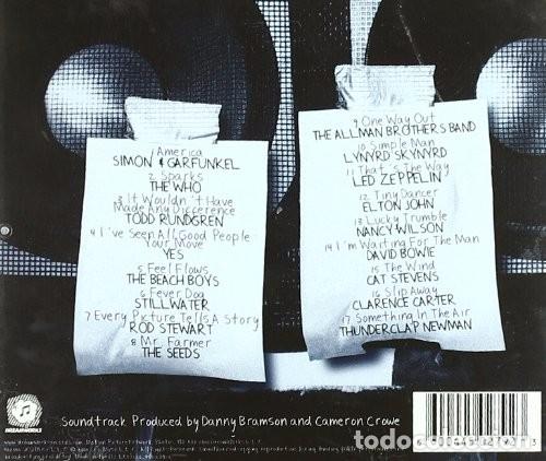 CDs de m&uacute;sica: Almost Famous - CD Soundtrack - Foto 2