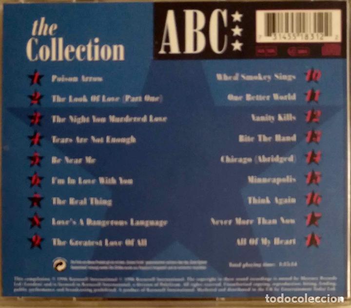 CDs de m&uacute;sica: ABC, TEARS ARE NOT ENOUGH. CD COMPILACI&Oacute;N - Foto 2