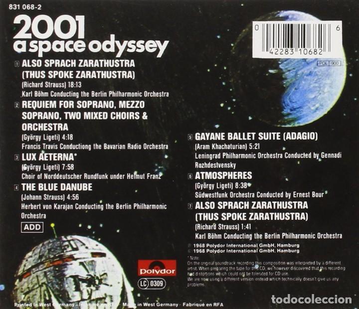 CDs de m&uacute;sica: 2001 A Space Odyssey (Una Odisea en el Espacio) - CD Soundtrack - Foto 2