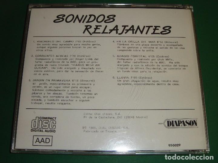 CDs de m&uacute;sica: EFECTOS DE SONIDO / SONIDOS RELAJANTES / BBC RECORDS / CD - Foto 2