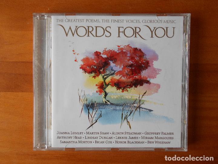 CDs de m&uacute;sica: CD WORDS FOR YOU (F9) - Foto 1