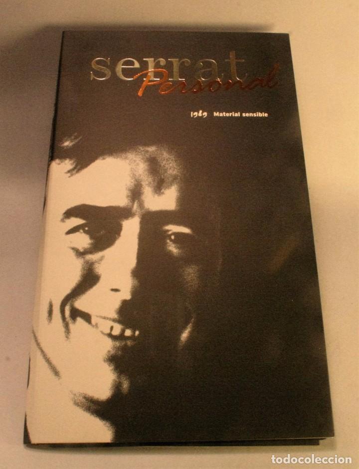 CDs de m&uacute;sica: Serrat Personal. Material sensible. 1989. Tapas, CD y libreto - Foto 2