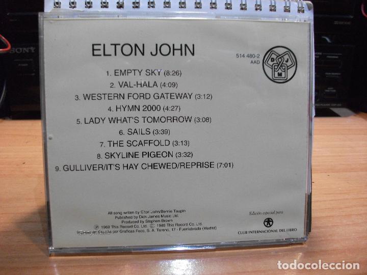 CDs de m&uacute;sica: ELTON JOHN  EMPTY SKY  CD  SPAIN 1993 PDELUXE - Foto 2
