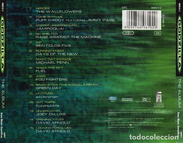 CDs de m&uacute;sica: Godzilla - The Album - Foto 2