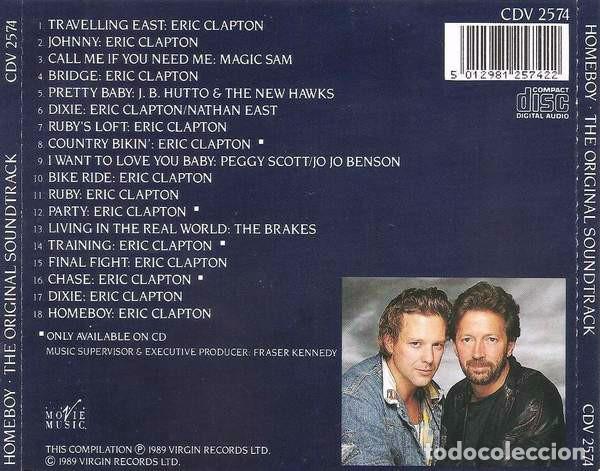 CDs de m&uacute;sica: Homeboy - Eric Clapton - Original Score - Foto 2