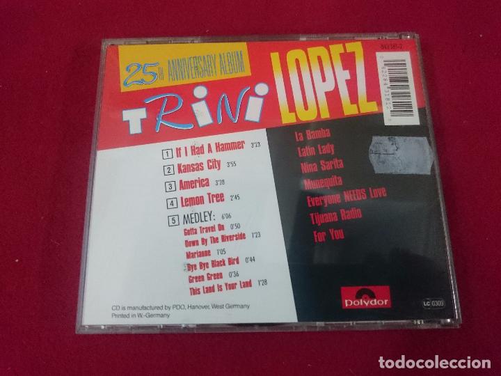 CDs de m&uacute;sica: Trini Lopez 25 aniversario - Foto 2