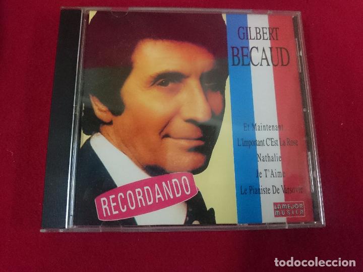 CDs de m&uacute;sica: Gilbert Becaud - Recordando - Foto 1