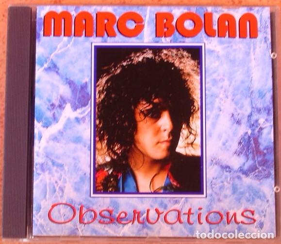 CDs de m&uacute;sica: MARC BOLAN - OBSERVATIONS (CD) 1992 [ 10 TEMAS ] - Foto 1