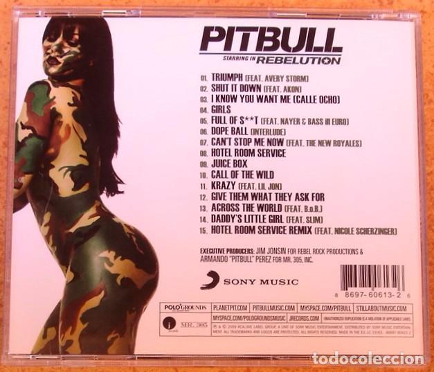 CDs de m&uacute;sica: PITBULL - REBELUTION (CD) 2009 [ 15 TEMAS ] - Foto 3