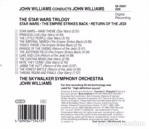 CDs de m&uacute;sica: John Williams Conducts John Williams - Foto 2