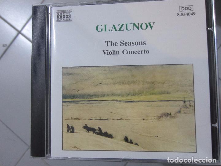 CDs de M&uacute;sica: Glazunov the seasons violin concerto