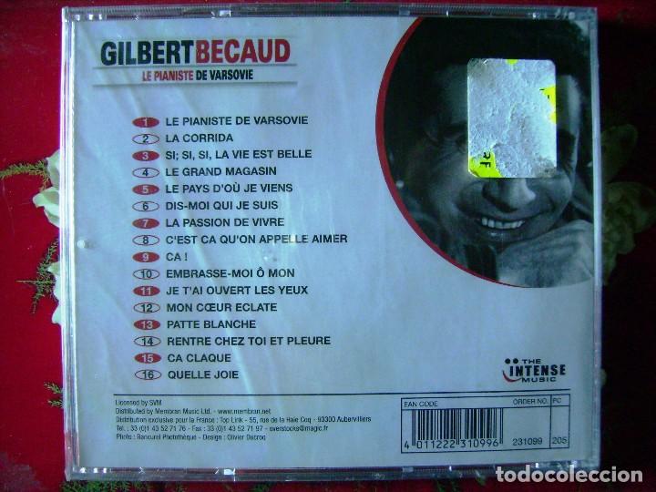 CDs de m&uacute;sica: GILBERT BECAUD.LE PIANISTE DE VARSOVIE...PRECINTADO - Foto 2