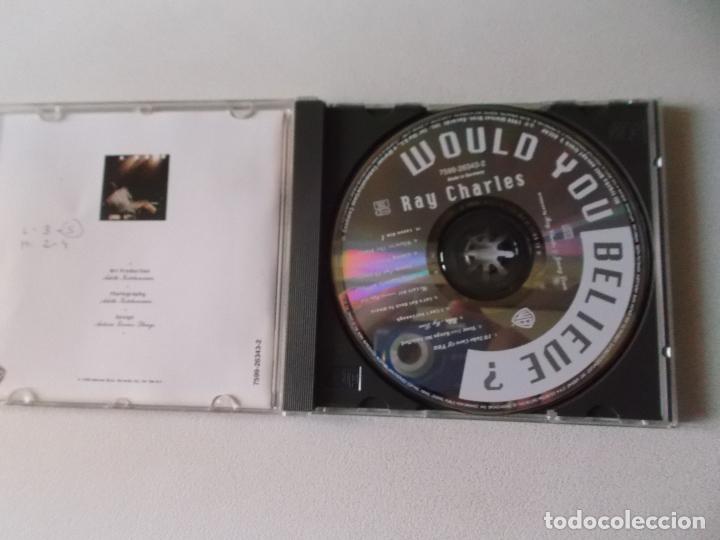 CDs de m&uacute;sica: RAY CHARLES WOULD YOU BELIEVE 1990 - Foto 3