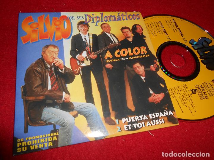 CDs de M&uacute;sica: SILVIO & SUS DIPLOMATICOS Puerto Espa&ntilde;a/Et toi Aussi CD SINGLE 1999 PROMO NUEVO!
