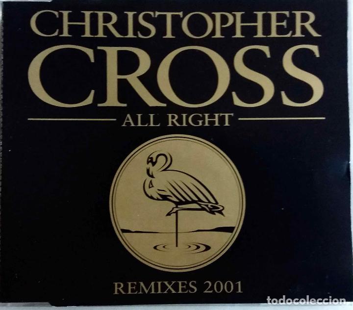 CDs de m&uacute;sica: CHRISTOPHER CROSS. ALL RIGHT. REMIES 2001. CD SINGLE 3 TEMAS - Foto 1