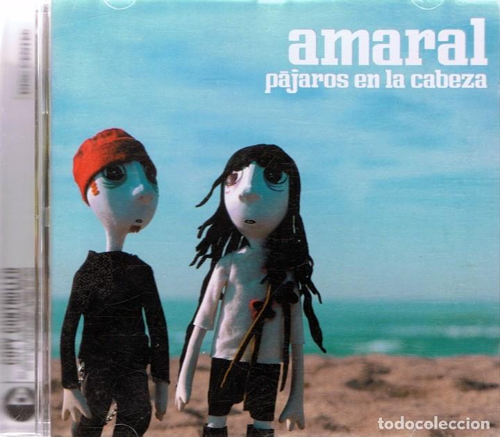 CDs de m&uacute;sica: CD AMARAL &uml;P&Aacute;JAROS EN LA CABEZA&uml; - Foto 1