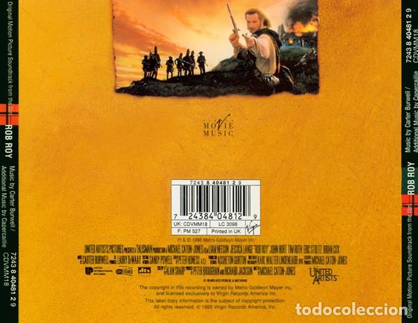 CDs de m&uacute;sica: Carter Burwell - Rob Roy - Foto 2