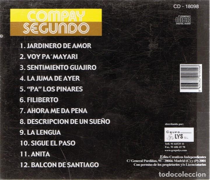 CDs de m&uacute;sica: CD COMPAY SEGUNDO - Foto 2