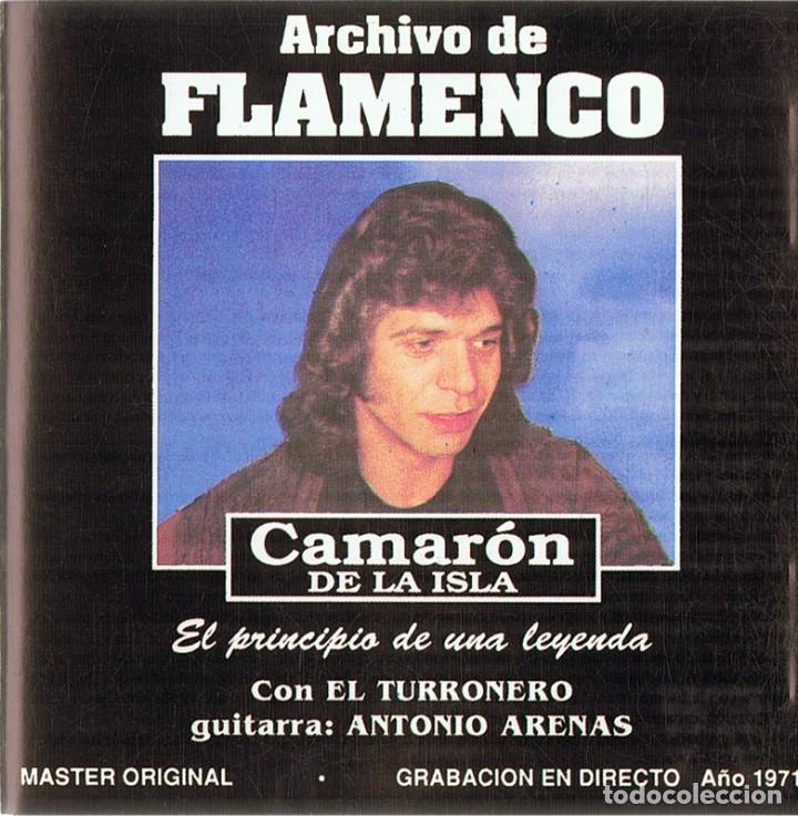 CDs de m&uacute;sica: CD CAMAR&Oacute;N DE LA ISLA CON EL TURRONERO - Foto 1