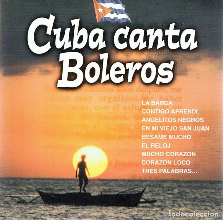 CDs de m&uacute;sica: CD CUBA CANTA BOLEROS - Foto 1